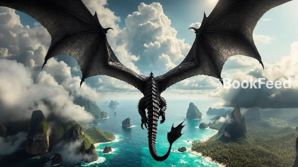 Dragon flying over the Isles