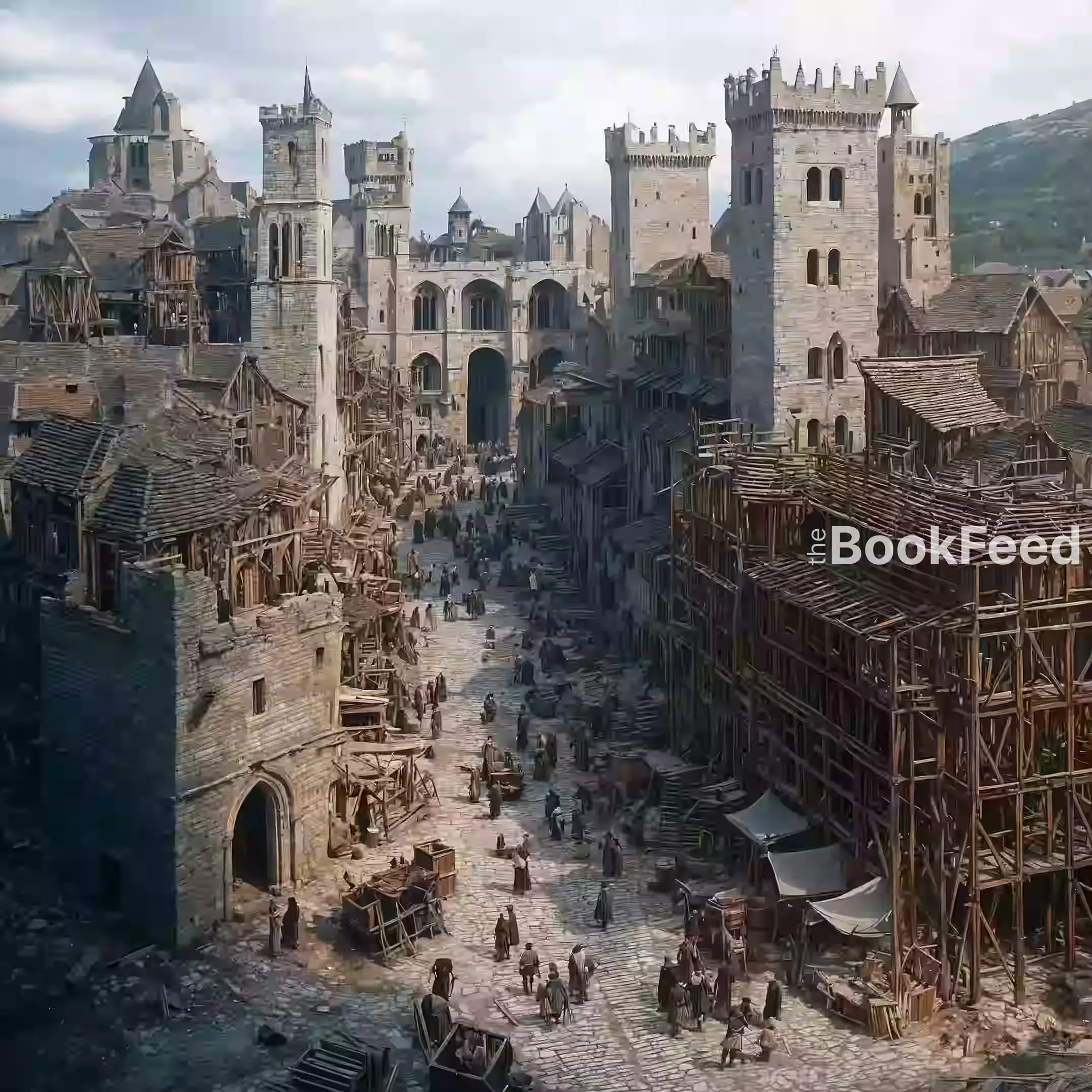 City square in Aretia