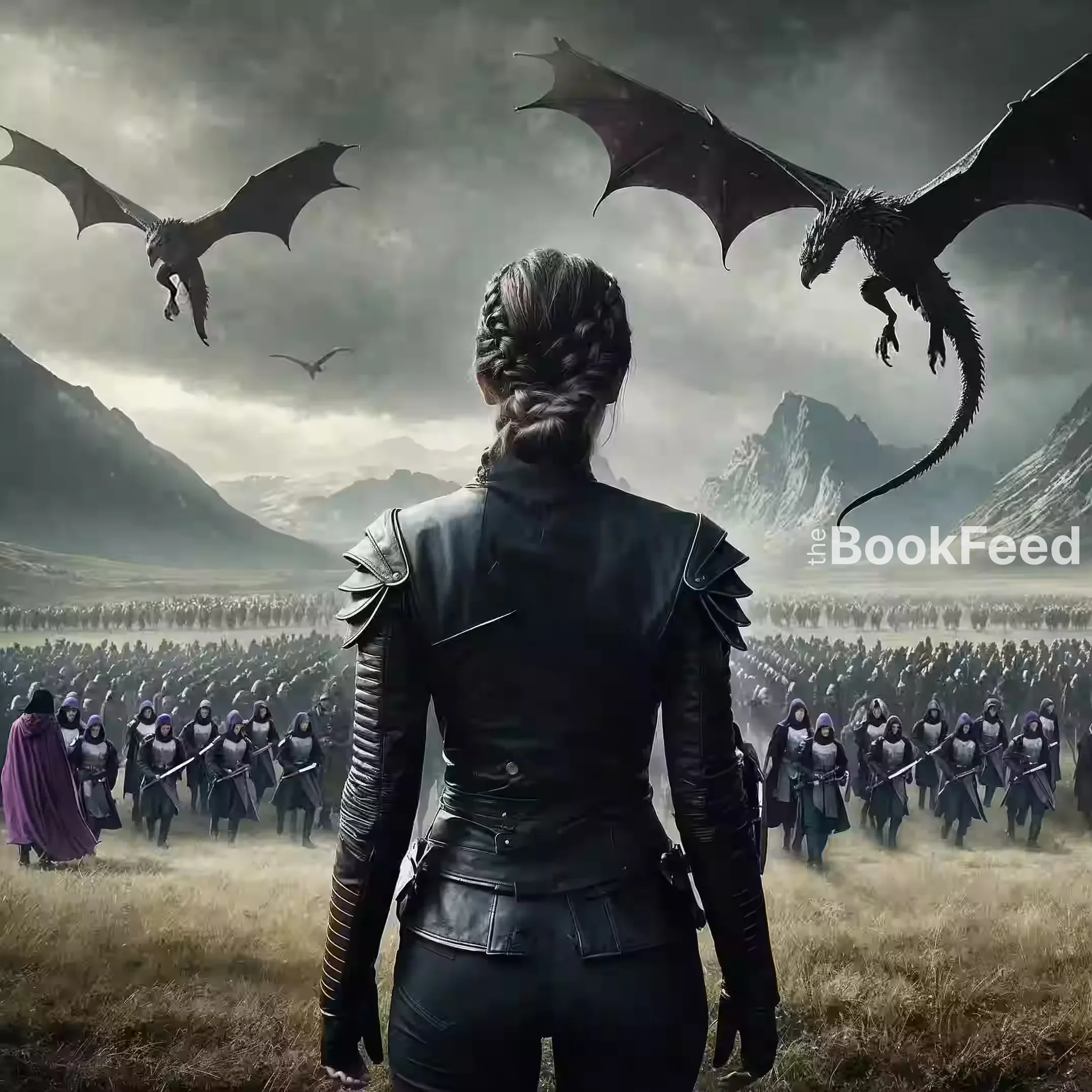 Violet facing an army