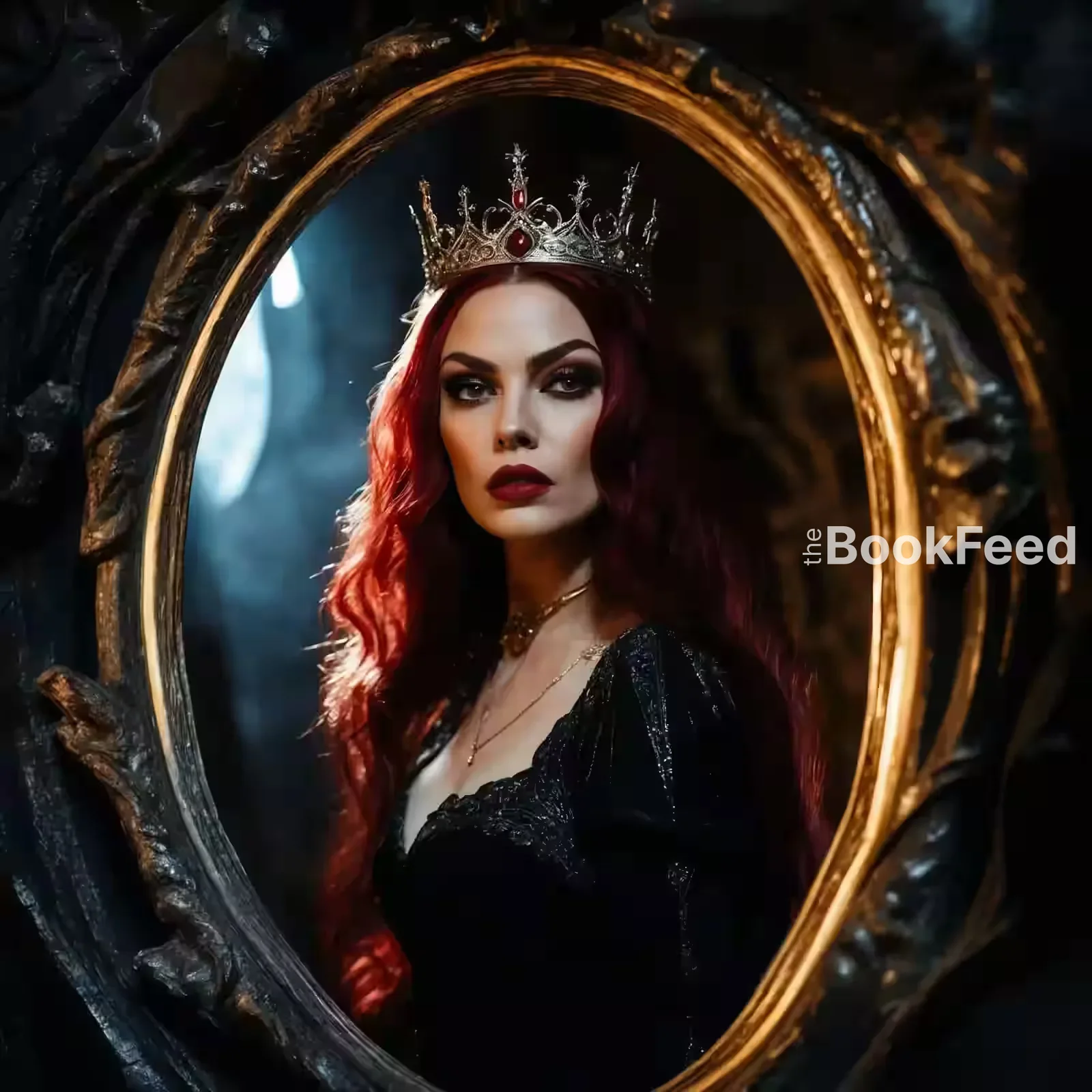 Dunkler Thronsaal, der eine grausame Fae-Königin andeutet