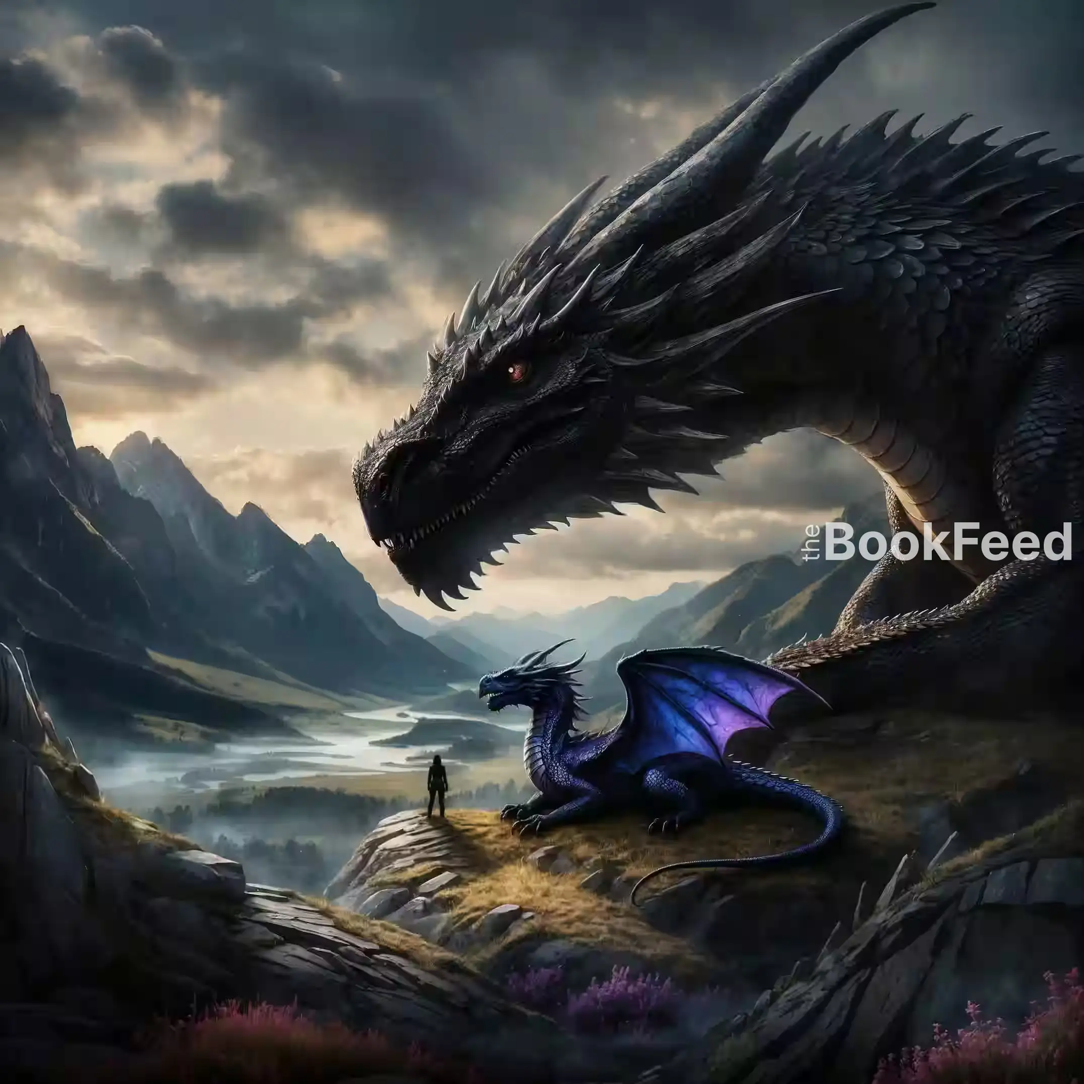 Tairn, Andarna and Violet