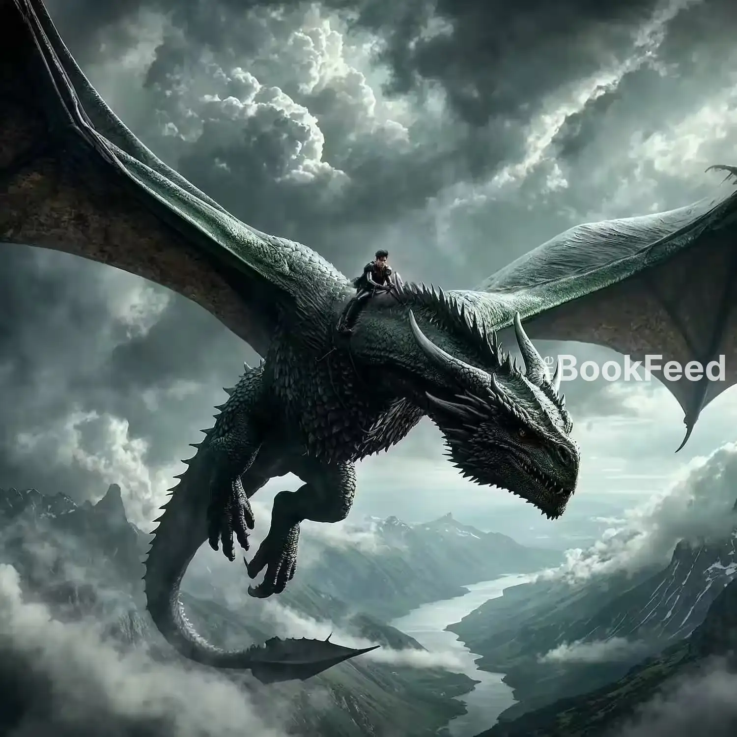 Cuir and Bodhi flying