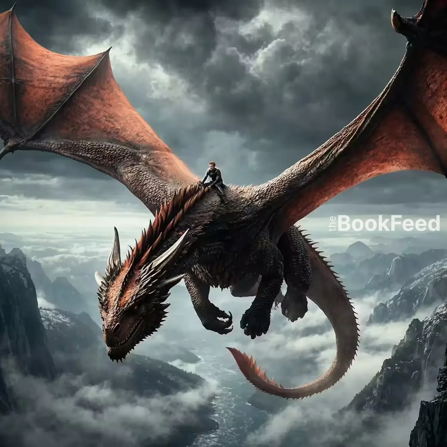 Brennan Sorrengail flying