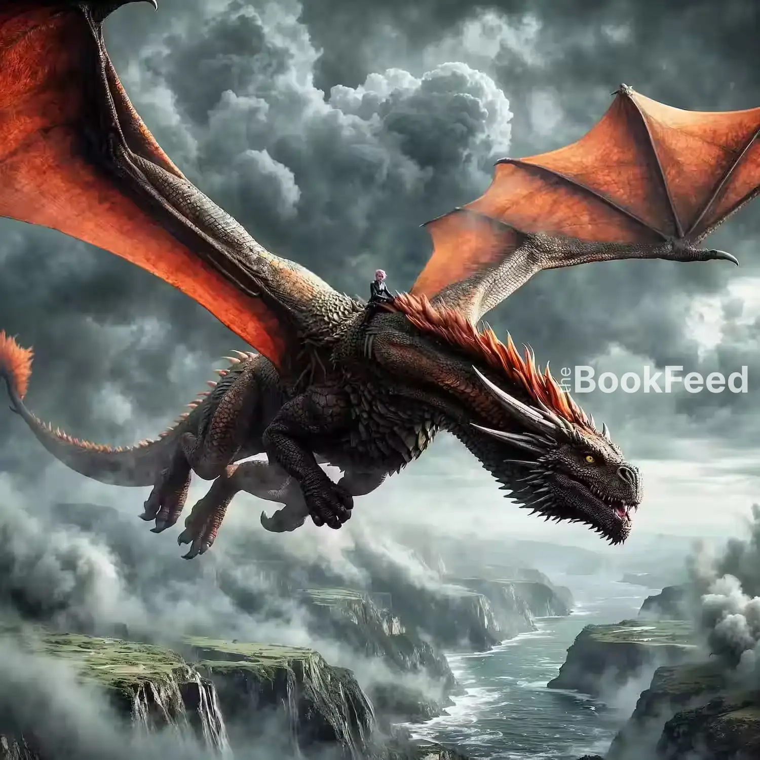 Glane and Imogen flying