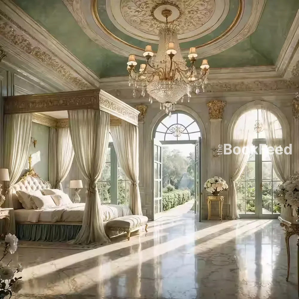 Schlafzimmer in einem schönen Herrenhaus