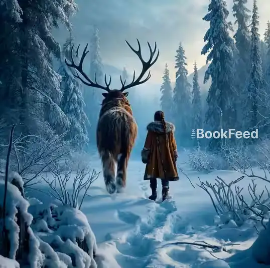 Tamlin in beast form and Feyre