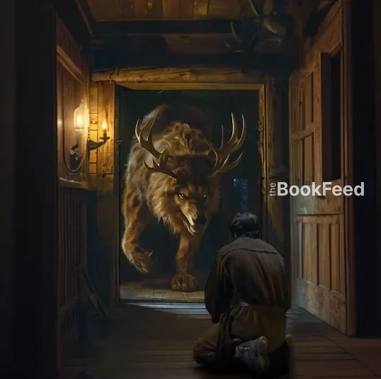 Tamlin in Bestiengestalt in der Hütte