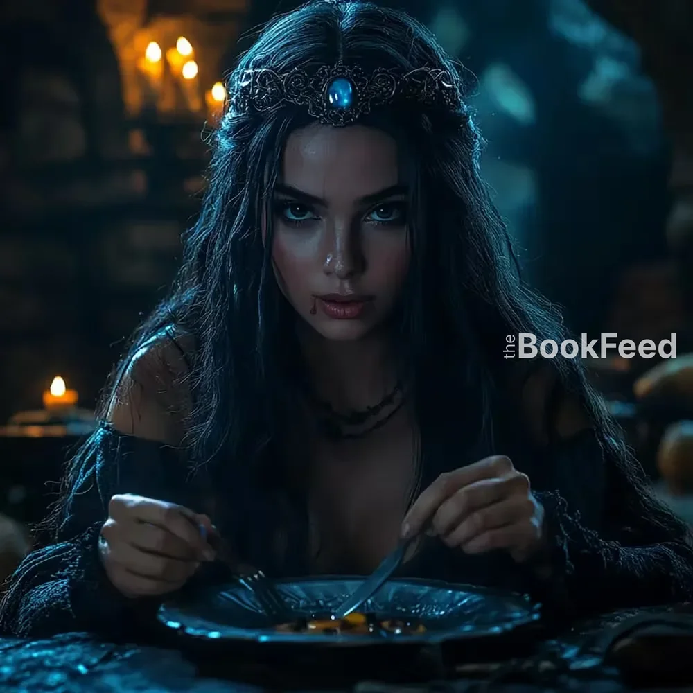 Die Weberin nach dem Verschlingen von Ianthe