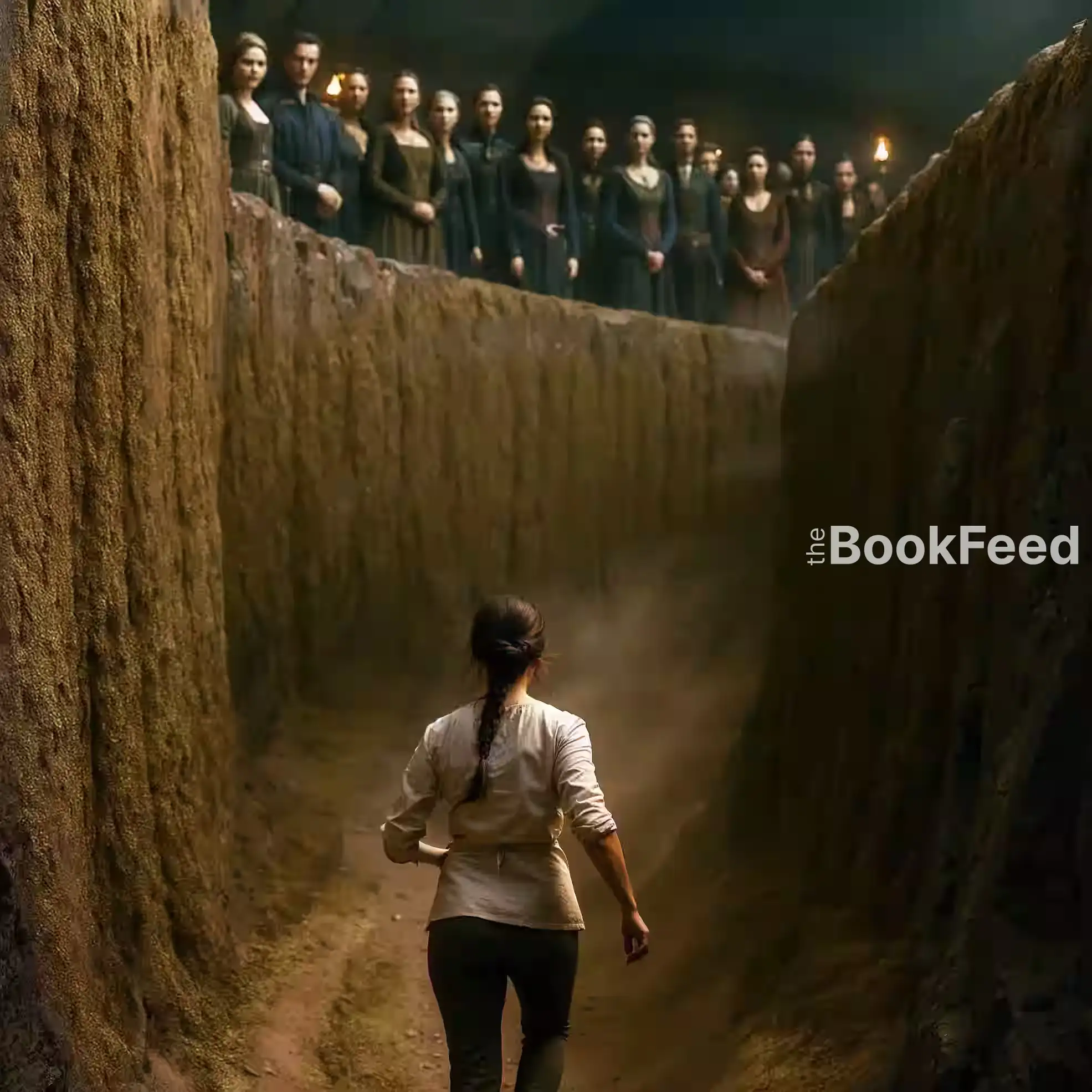 Dark cavern arena lit by faerie fire