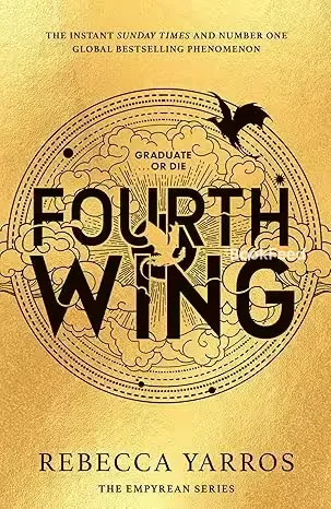 Fourth Wing book cover by Rebecca Yarros