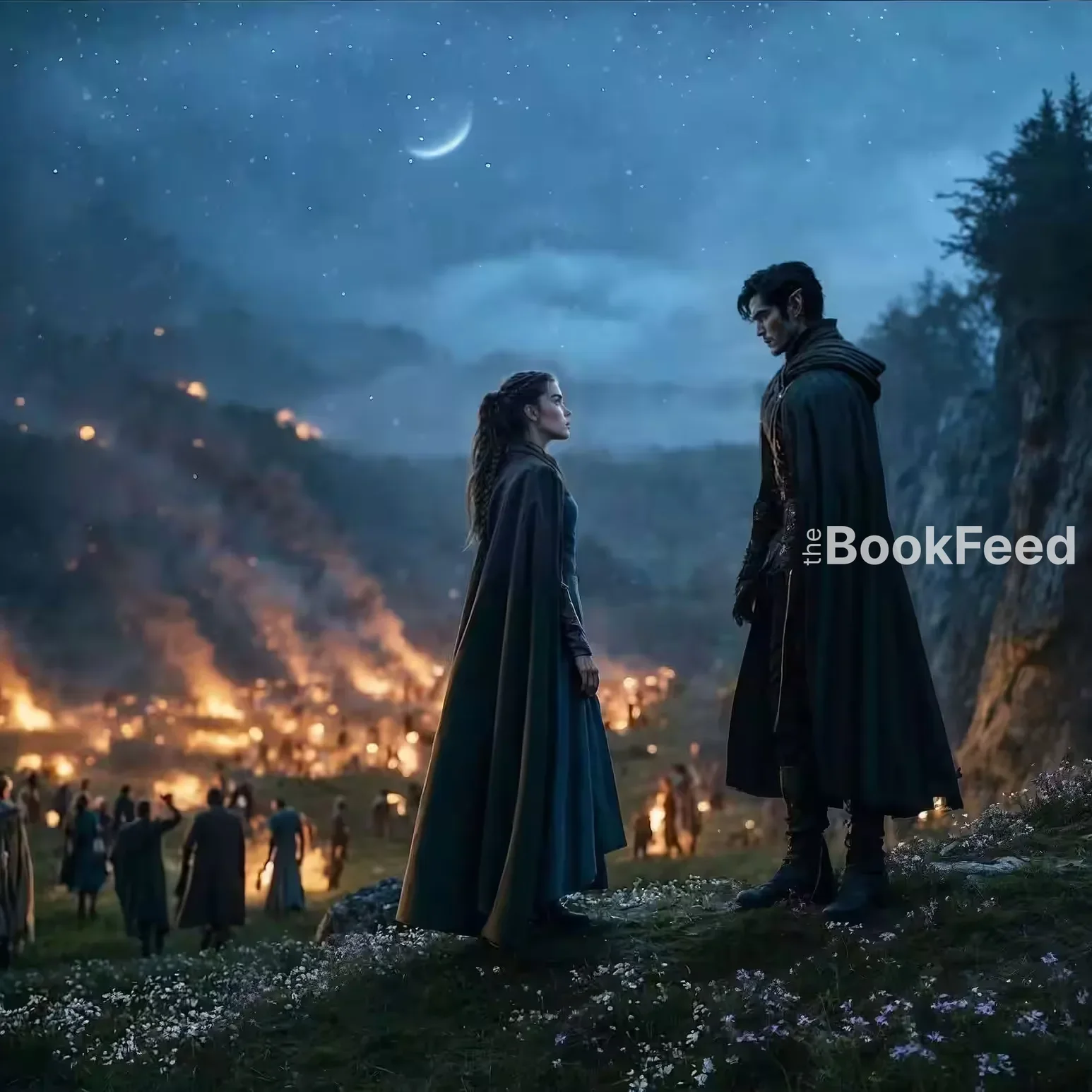 Feyre and Rhysand Calanmai