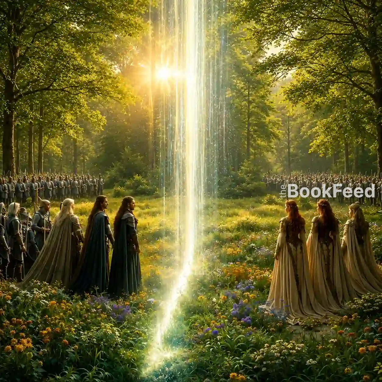 The Wall separating Prythian from the human lands in ACOTAR