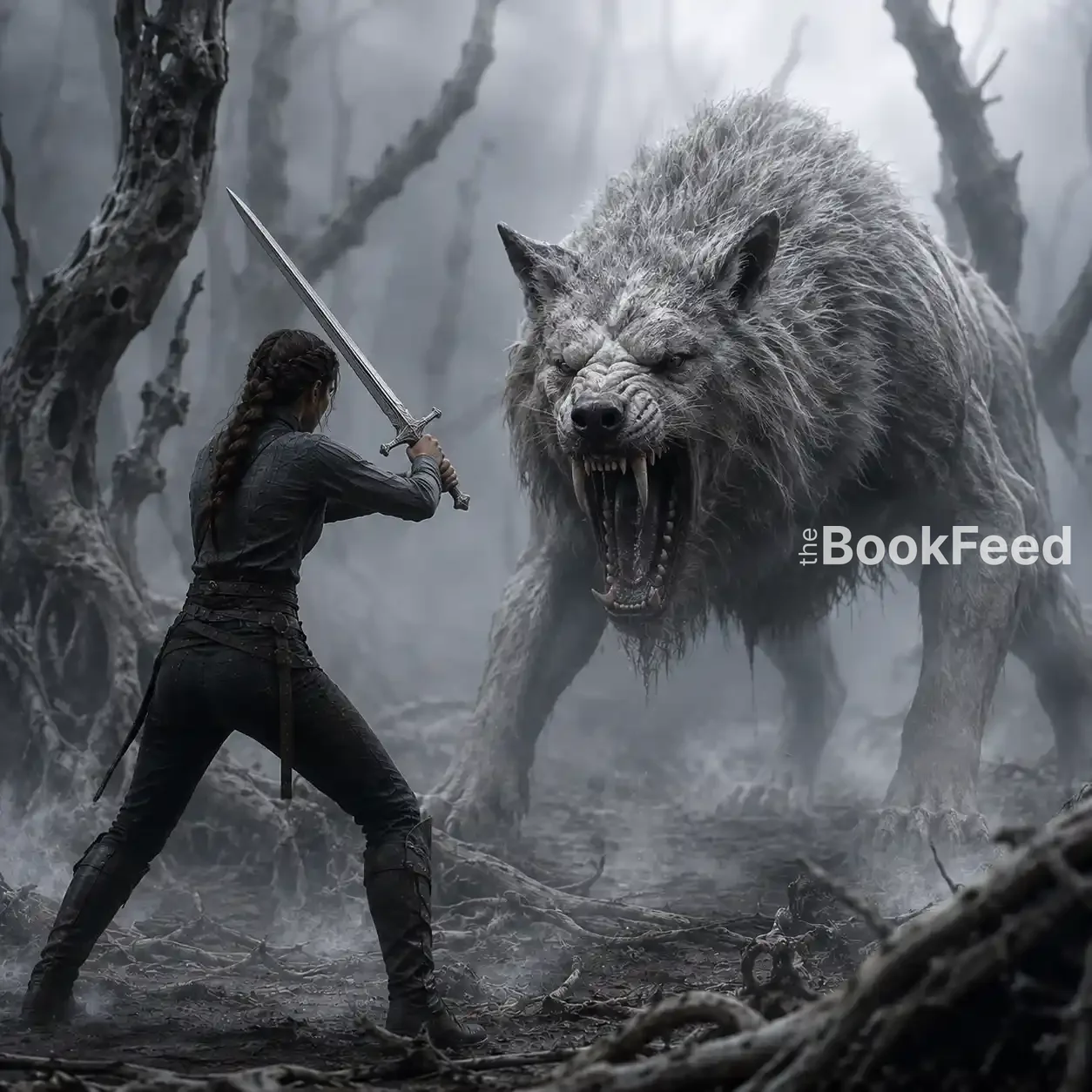 Aris and a Sabrewolf