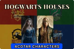 ACOTAR Characters in Hogwarts Houses