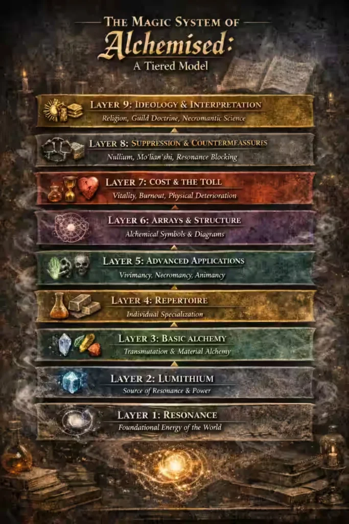 Alchemised Magic System Explained