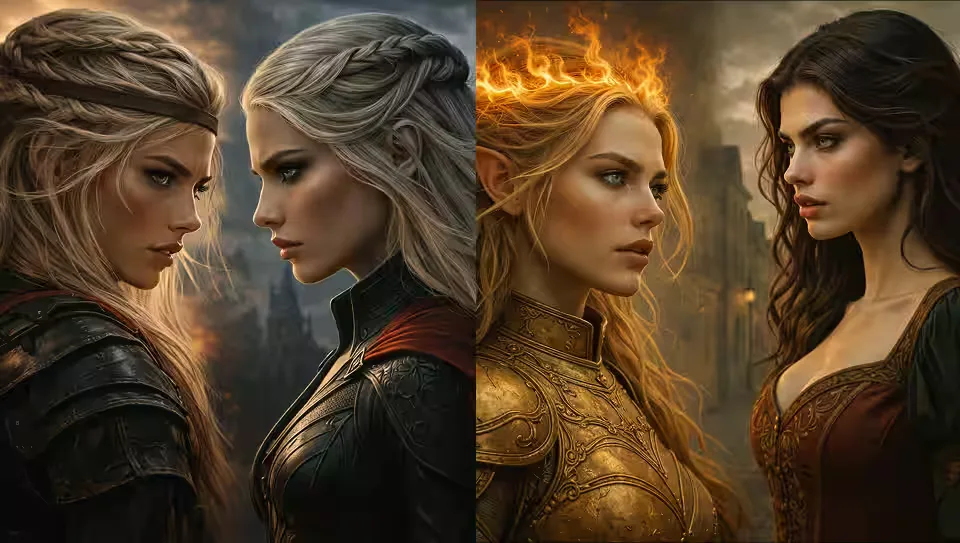 Manon and Asterin vs. Aelin and Lysandra