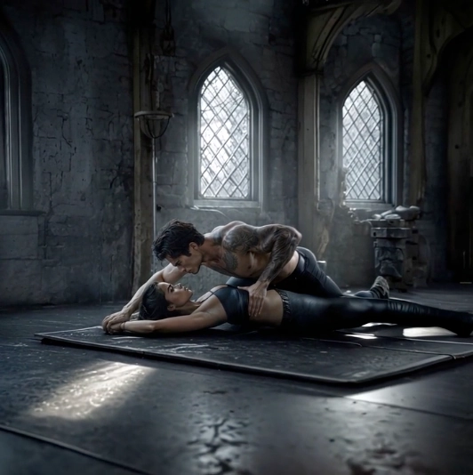 Xaden and Violet Sparring