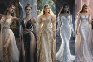 Feyre's Dresses in ACOTAR