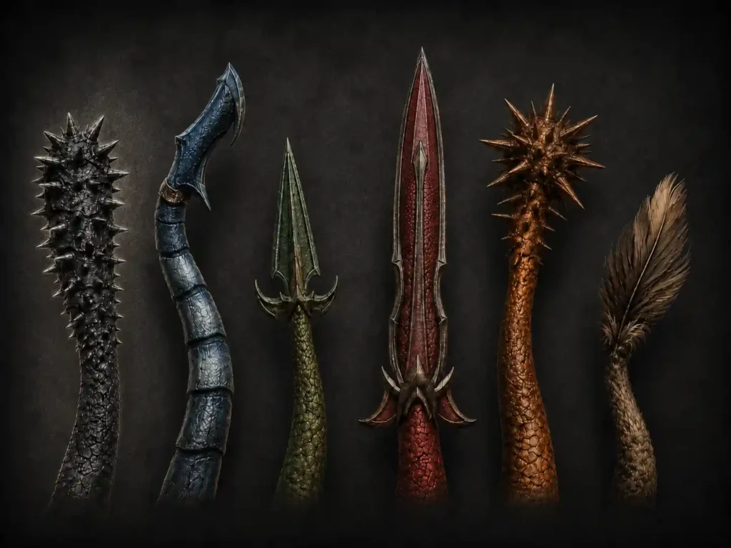 Fourth Wing Dragon Tail Types