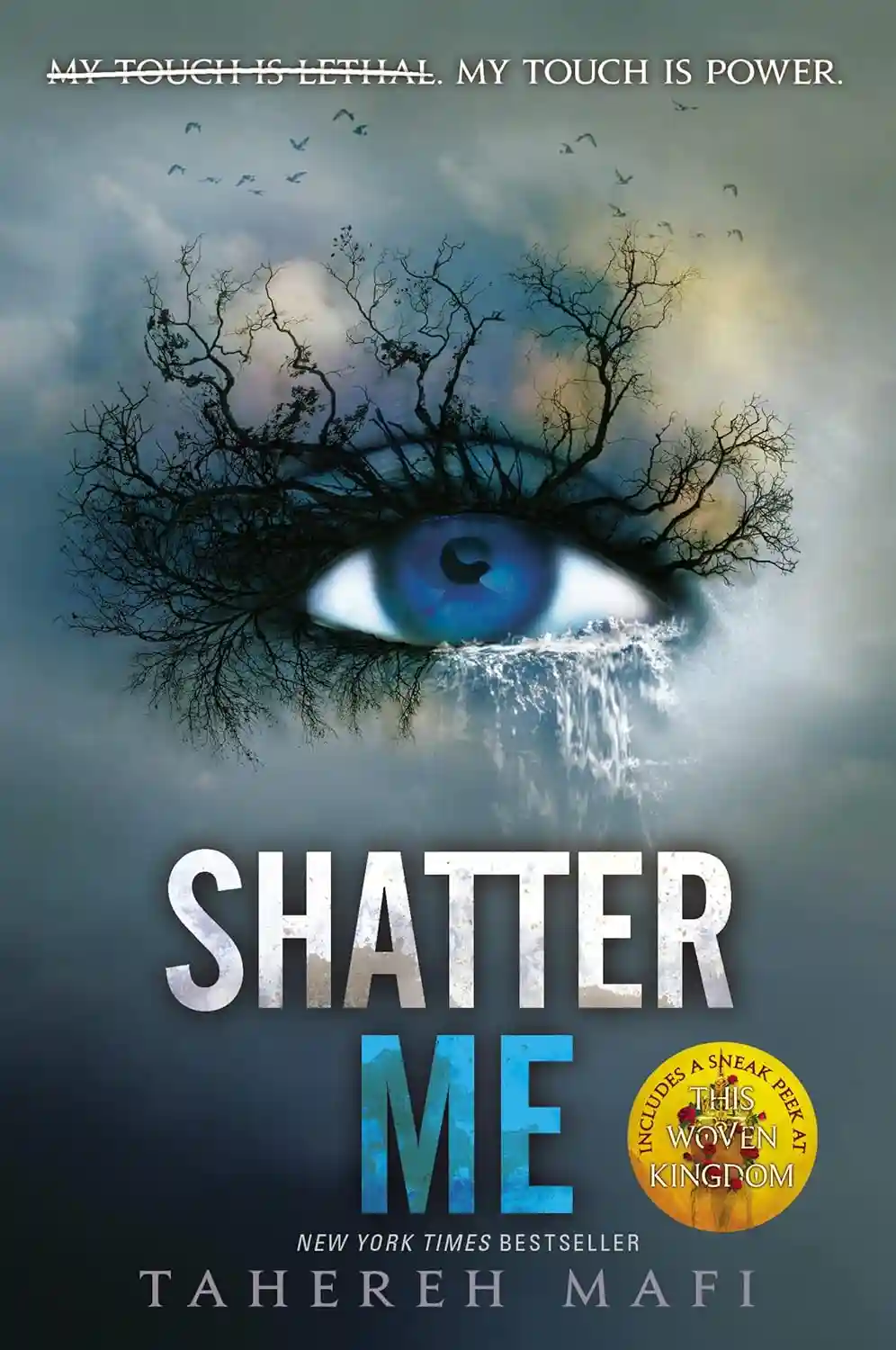 Shatter Me by Tahereh Mafi book cover