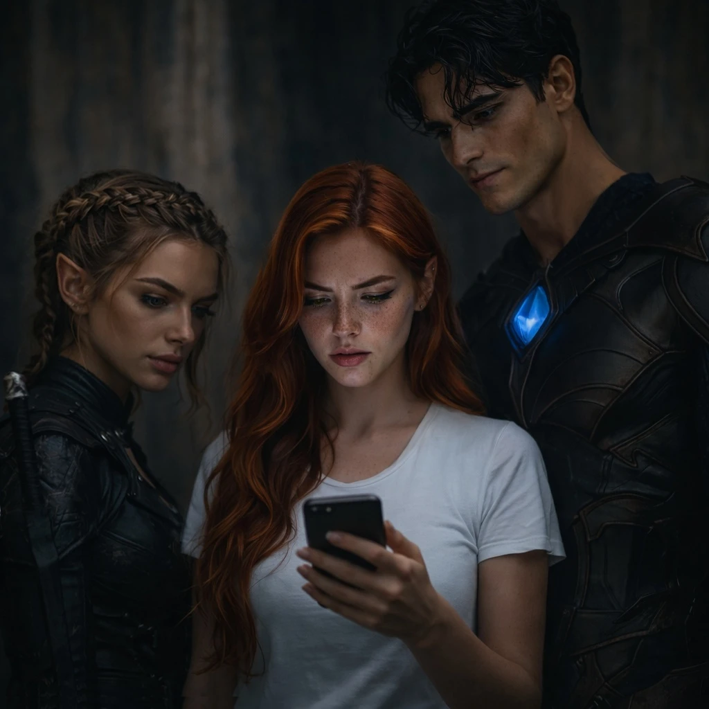 Bryce, Nesta and Azriel