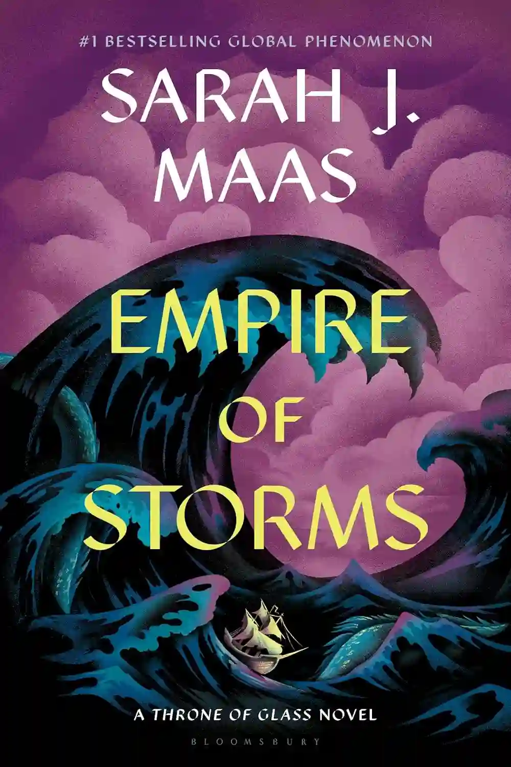 Empire of Storms by Sarah J. Maas book cover