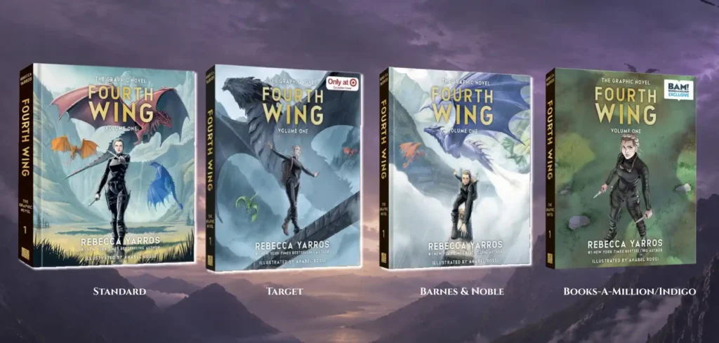 Fourth Wing Graphic Novel Retailer Exclusive Editions