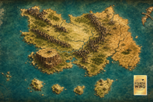 Fourth Wing, Iron Flame and Onyx Storm Map