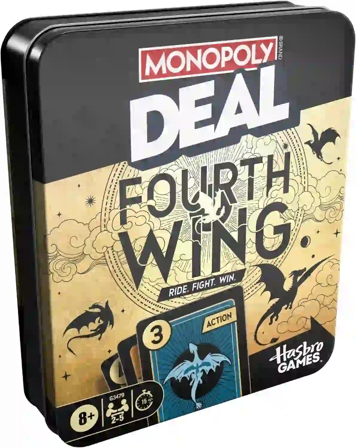 MONOPOLY Deal Fourth Wing Edition card game
