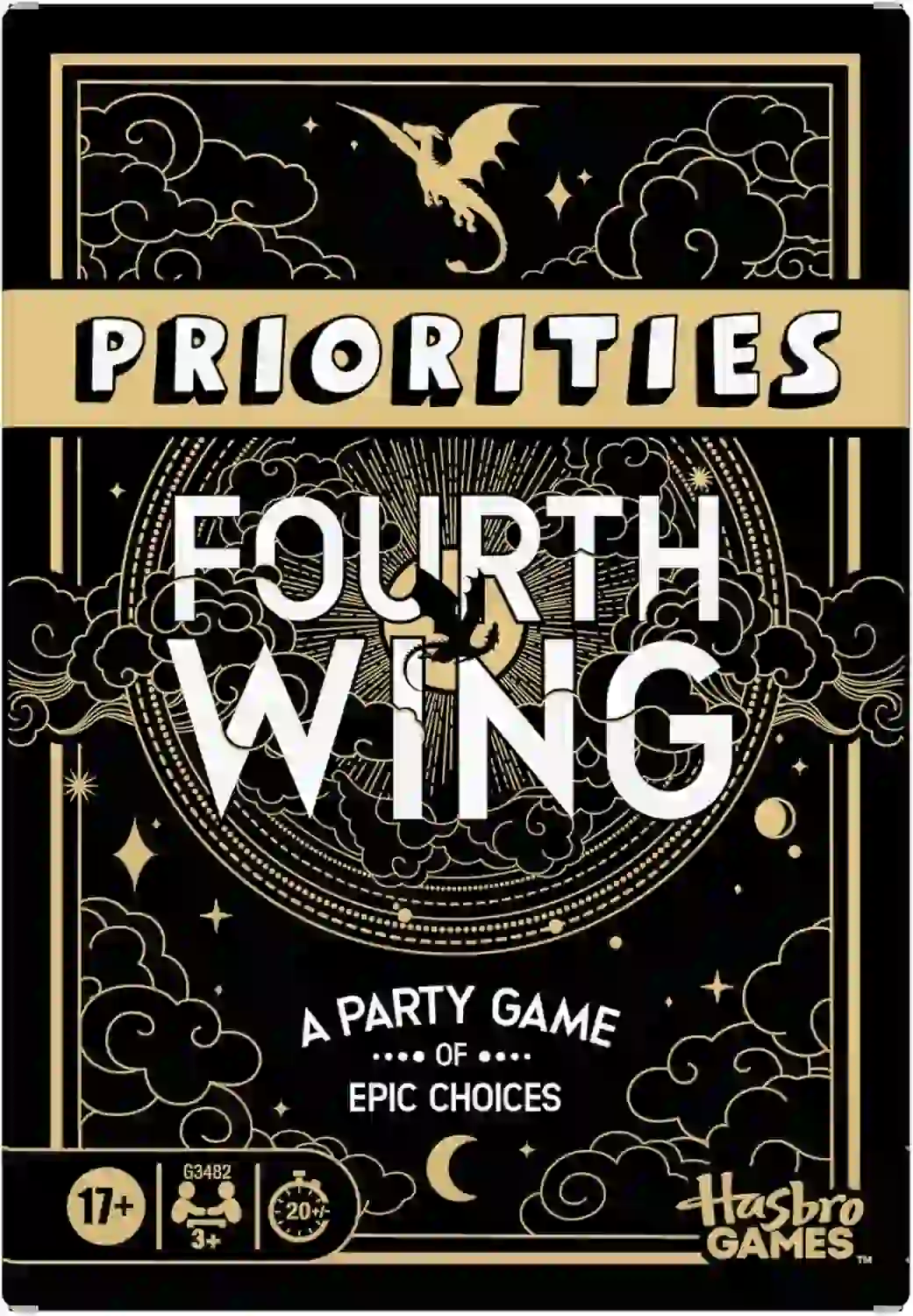 Hasbro Priorities Fourth Wing Edition party game
