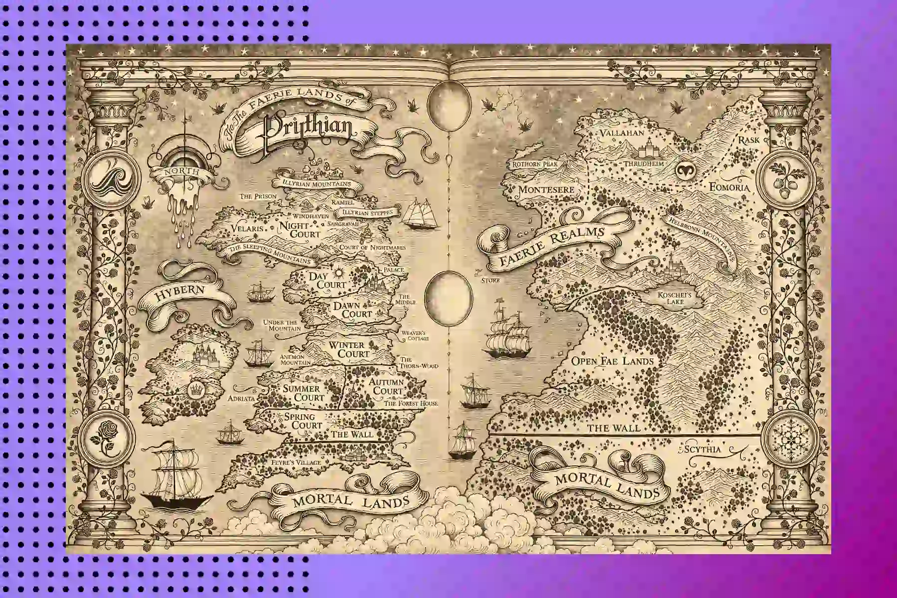 ACOTAR 6 Map: New Locations Explained