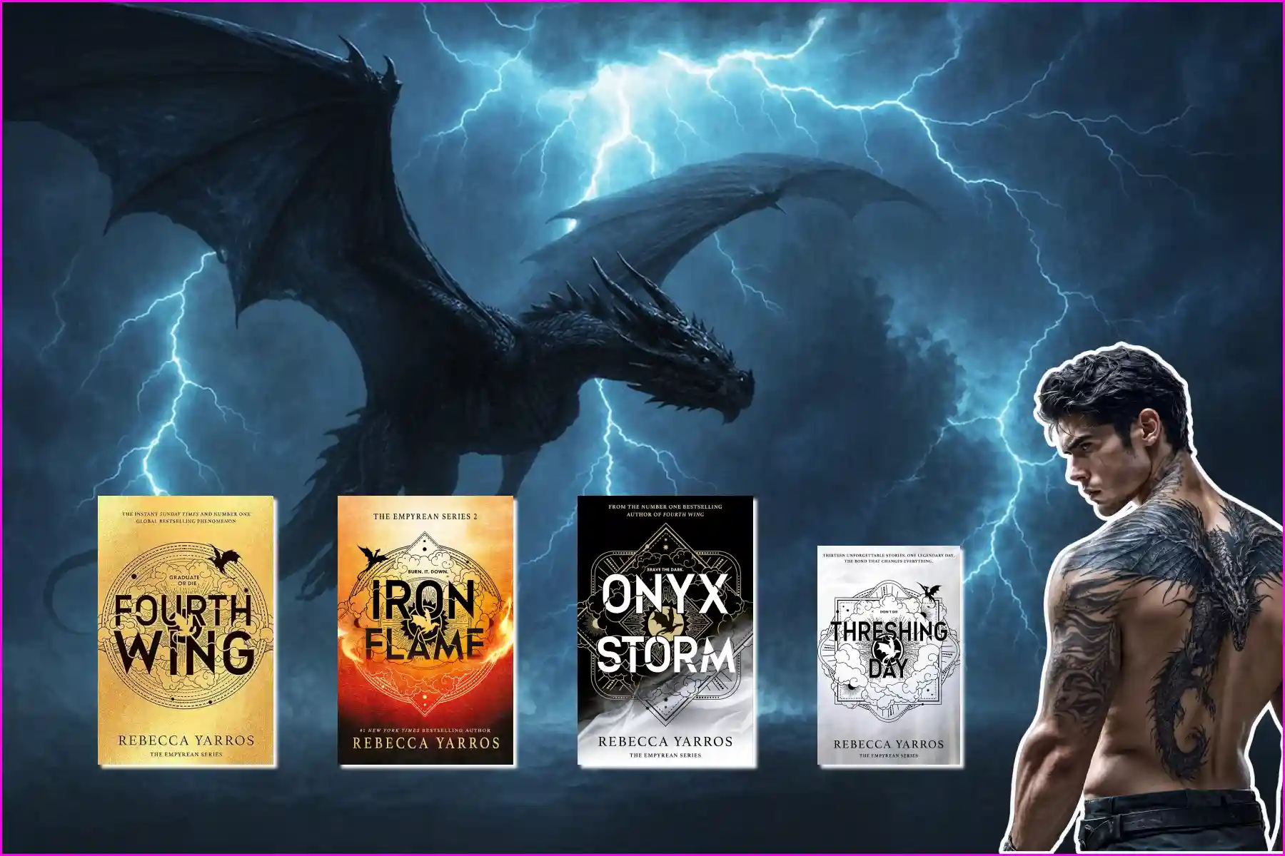 Fourth Wing Reading Order: The Empyrean Books, Bonus Chapters & Threshing Day